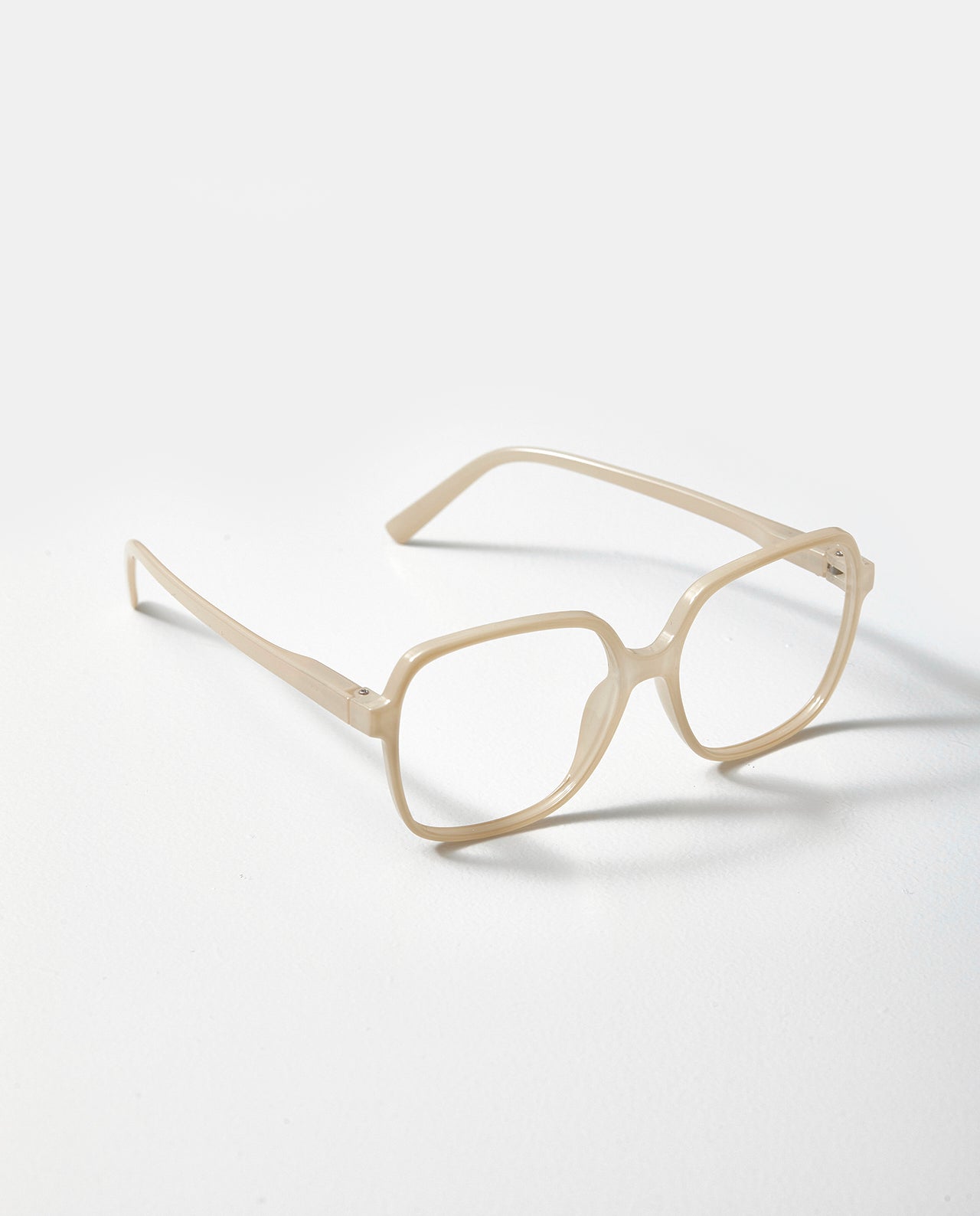 OjeOje G Clear lens glasses - cream