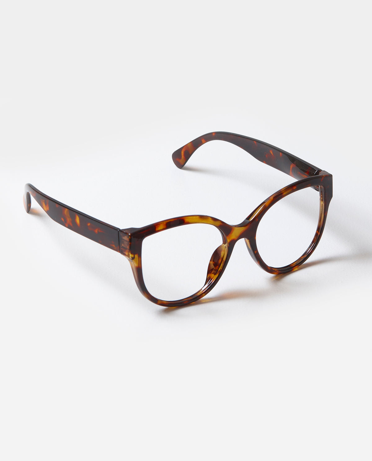 OjeOje J Clear lens glasses - tortoise