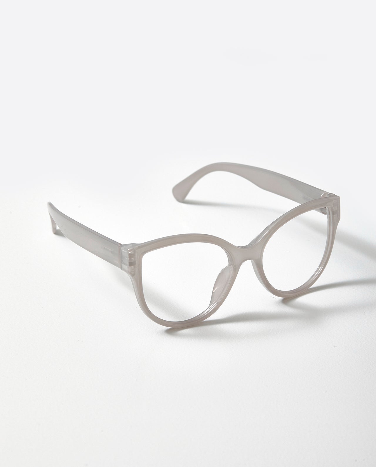 OjeOje D Clear lens glasses - red