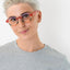 OjeOje K Reading glasses - sunset/red