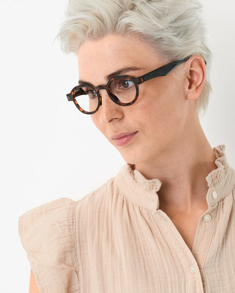OjeOje K Reading glasses - tortoise/black