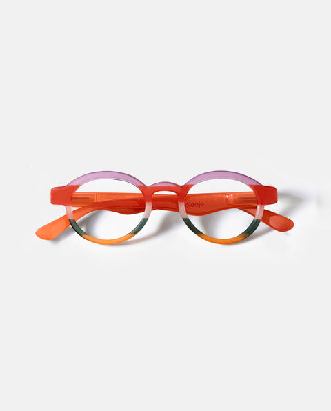 OjeOje K Reading glasses - sunset/red