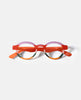 OjeOje K Clear lens glasses - sunset/red