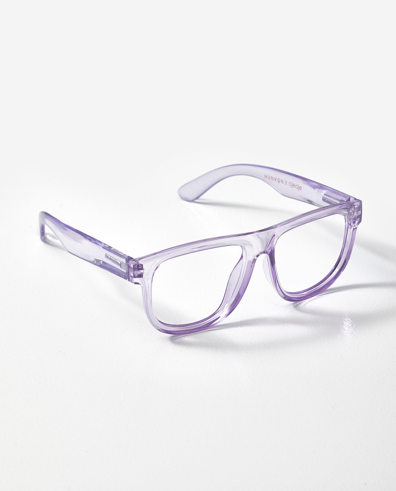 OjeOje D Clear lens glasses - red